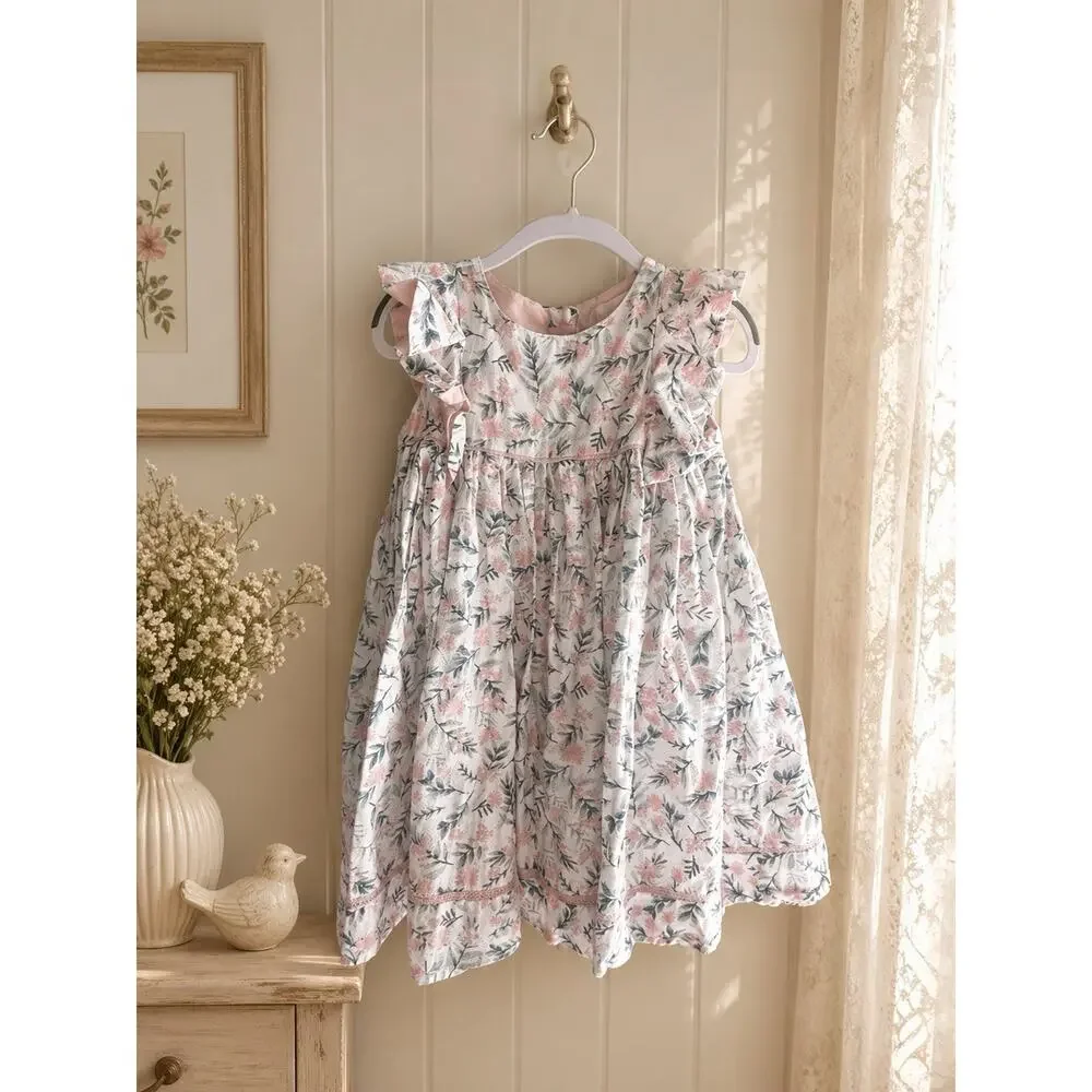 The Prairie Rachel Ashwell Dress Floral 4 Tea Party Garden 5T Cottagecore